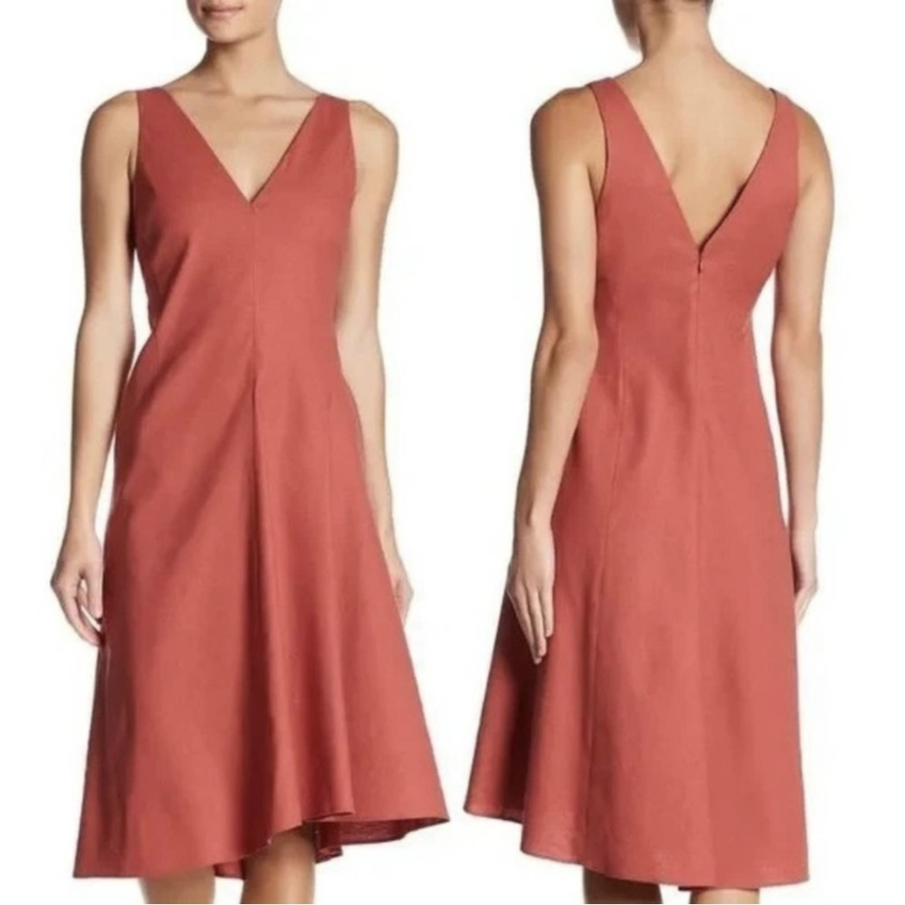Theory Tadayon linen blend dress size 4